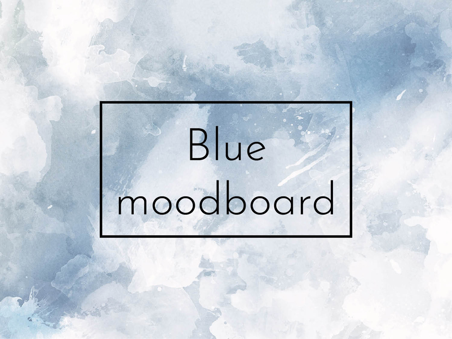moodboard bleu